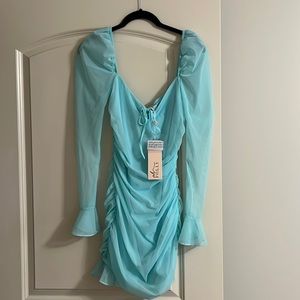 Oh Polly turquoise dress. NWT